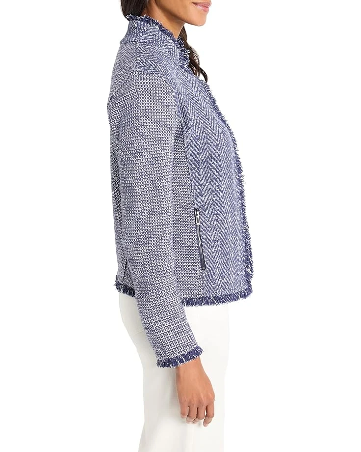 NIC+ZOE Notch Collar Fringe Mix Knit Jacket | Coats & Outerwear 4 NIC+ZOE Notch Collar Fringe Mix Knit Jacket | Coats & Outerwear - Image 2