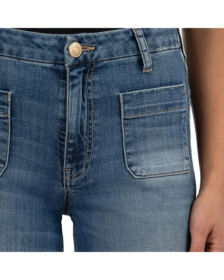 KUT from the Kloth Meg High Rise Wide Leg W Patch Pockets Regular Hem | Jeans 6 KUT from the Kloth Meg High Rise Wide Leg W Patch Pockets Regular Hem | Jeans - Image 4