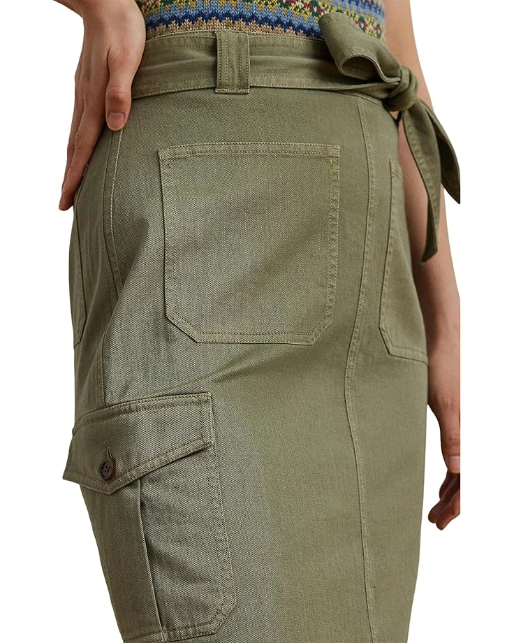 Lauren Ralph Lauren Belted Cotton Twill Pencil Skirt | Skirts 5 Lauren Ralph Lauren Belted Cotton Twill Pencil Skirt | Skirts - Image 3