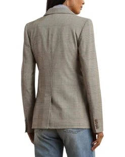 Lauren Ralph Lauren Glen Plaid Cotton Blend Twill Blazer | Coats & Outerwear -Daily Wear Shop 917ZRu0QMnL. AC SR736920