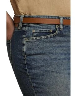 Lauren Ralph Lauren Plus Size Mid-Rise Straight Ankle Ankle Straight | Jeans -Daily Wear Shop 918oHg YMyL. AC SR736920