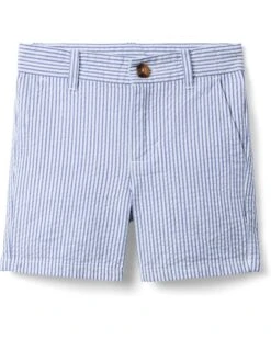 Janie and Jack Seersucker Flat Front Shorts (Toddler/Little Kid/Big Kid)