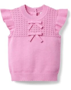 Janie and Jack Pointelle Sweater Top (Toddler/Little Kid/Big Kid) | Sweaters