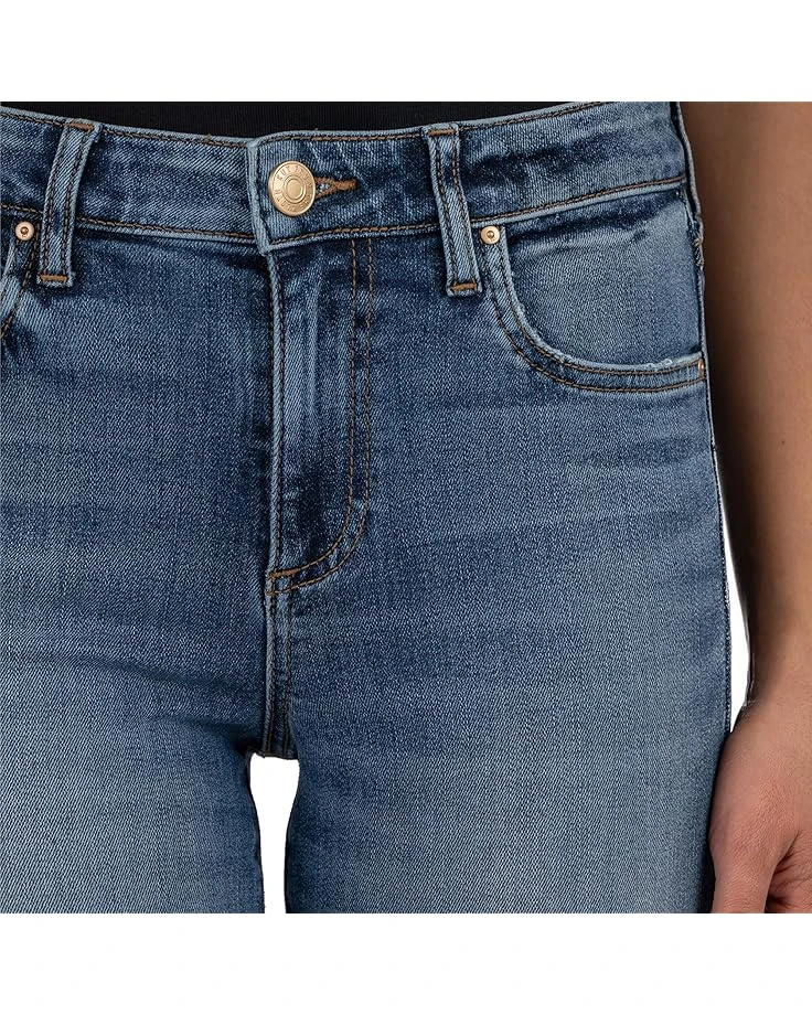 KUT from the Kloth Kelsey High Rise Ankle Flare- Wide Hem Side Inset | Jeans 6 KUT from the Kloth Kelsey High Rise Ankle Flare- Wide Hem Side Inset | Jeans - Image 4