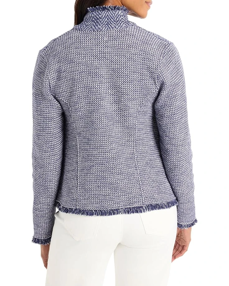 NIC+ZOE Notch Collar Fringe Mix Knit Jacket | Coats & Outerwear 5 NIC+ZOE Notch Collar Fringe Mix Knit Jacket | Coats & Outerwear - Image 3