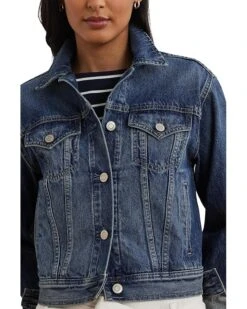 Lauren Ralph Lauren Denim Trucker Jacket | Coats & Outerwear -Daily Wear Shop 91KZX9oXHTL. AC SR736920