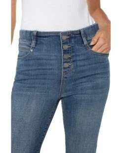 Liverpool Los Angeles Gia Pull On Crop Flare With Exposed Button Jean 25in Inseam | Jeans 9 Liverpool Los Angeles Gia Pull On Crop Flare With Exposed Button Jean 25in Inseam | Jeans -Daily Wear Shop 91R cnyZE1L. AC SR736920