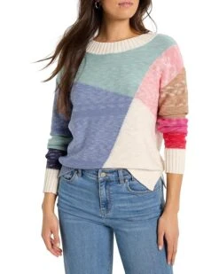 NIC+ZOE Petite Color Crossing Sweater | Sweaters