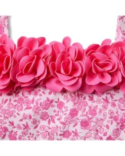 Janie and Jack Flower Two Piece Swim (Toddler/Little Kid/Big Kid) | Swimwear -Daily Wear Shop 91pW50kZ1JL. AC SR736920