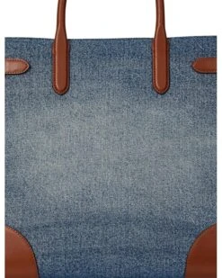 Lauren Ralph Lauren Leather-trim Denim Large Devyn Tote Bag | Handbags 9 Lauren Ralph Lauren Leather-trim Denim Large Devyn Tote Bag | Handbags -Daily Wear Shop A1Cbb2aJ9kL. AC SR736920