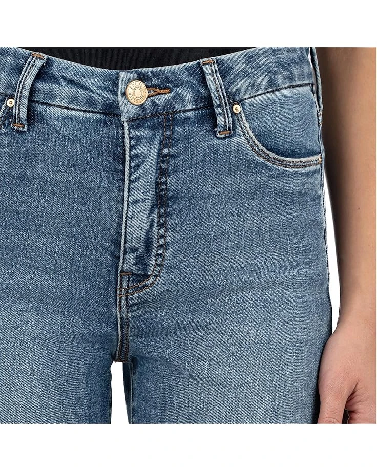 KUT from the Kloth Meg High-Rise Fab Ab Wide Leg Raw Hem in Long Inseam | Jeans 5 KUT from the Kloth Meg High-Rise Fab Ab Wide Leg Raw Hem in Long Inseam | Jeans - Image 3