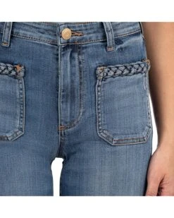 KUT from the Kloth MEG HIGH RISE WIDE LEG PATCH PKTS W/BRAID ON TOP | Jeans 9 KUT from the Kloth MEG HIGH RISE WIDE LEG PATCH PKTS W/BRAID ON TOP | Jeans -Daily Wear Shop A1frIvoNm4L. AC SR736920