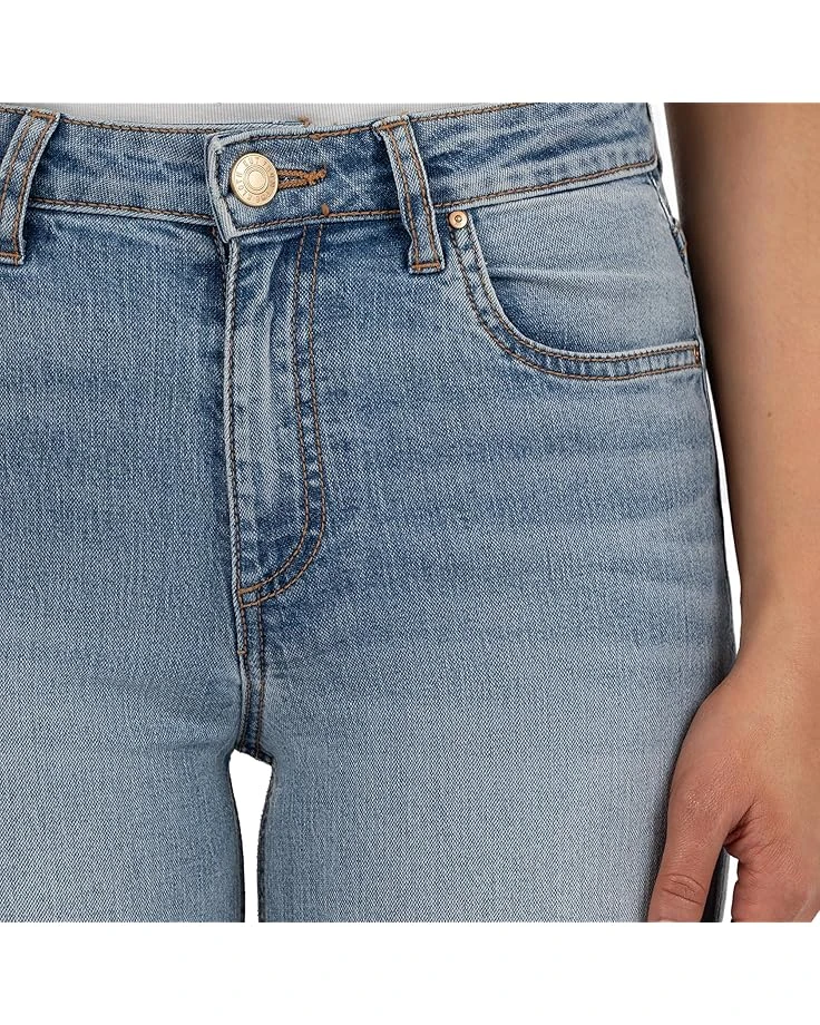 KUT from the Kloth Petite Jeans High-Rise Wide Leg Clean Hem in Ensured 6 KUT from the Kloth Petite Jeans High-Rise Wide Leg Clean Hem in Ensured - Image 4